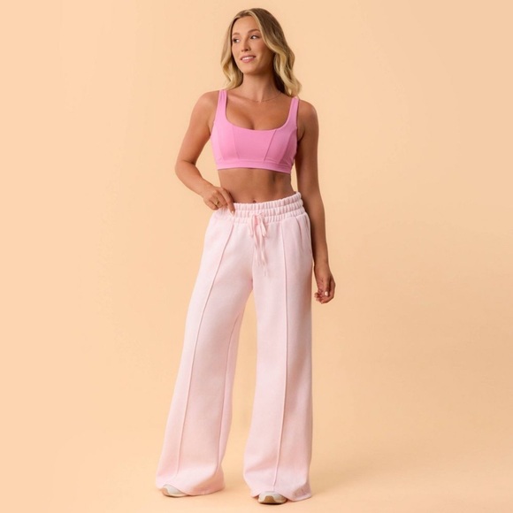 NWT! Target X Blogilates Women's Travel Trouser High-Rise Wide Leg Sweatpants M - Picture 3 of 9